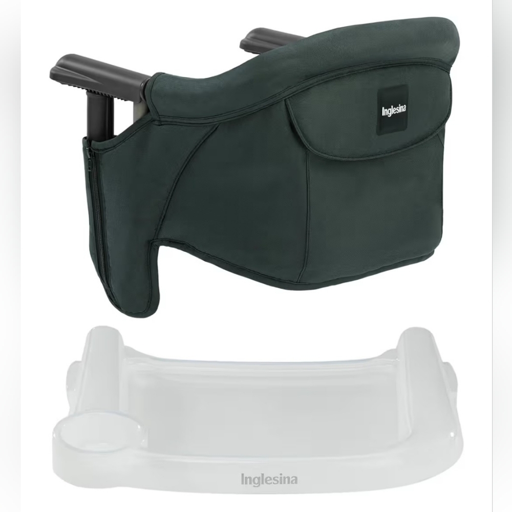 Inglesina Portable High Chair with Tray - Dark Green